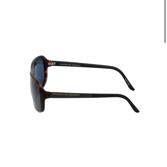 NWT IN BOX Porsche Design Matte Havana/Grey Sunglasses - Picture 2 of 5